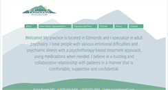 Desktop Screenshot of edmondspsychiatry.com